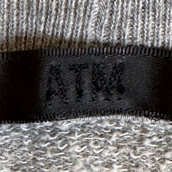 ATM Gray Long Sleeve Sweatshirt with pocket. GUC NO SIZE OR FABRIC TAG! - Picture 8 of 12
